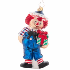 Christopher Radko Raggedy Presents Glass Christmas Ornament 1021681