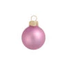 40ct Rosewood Pink Matte Glass Christmas Ball Ornaments 1.5" (40mm)