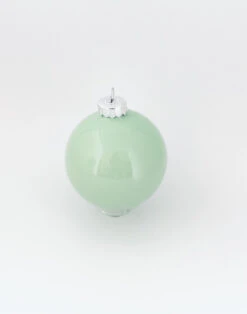 28ct Aqua Blue Pearl Glass Christmas Ball Ornaments 2" (50mm)