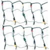4' X 6' Multi-Color Mini Net Style 150 Christmas Lights - Green Wire