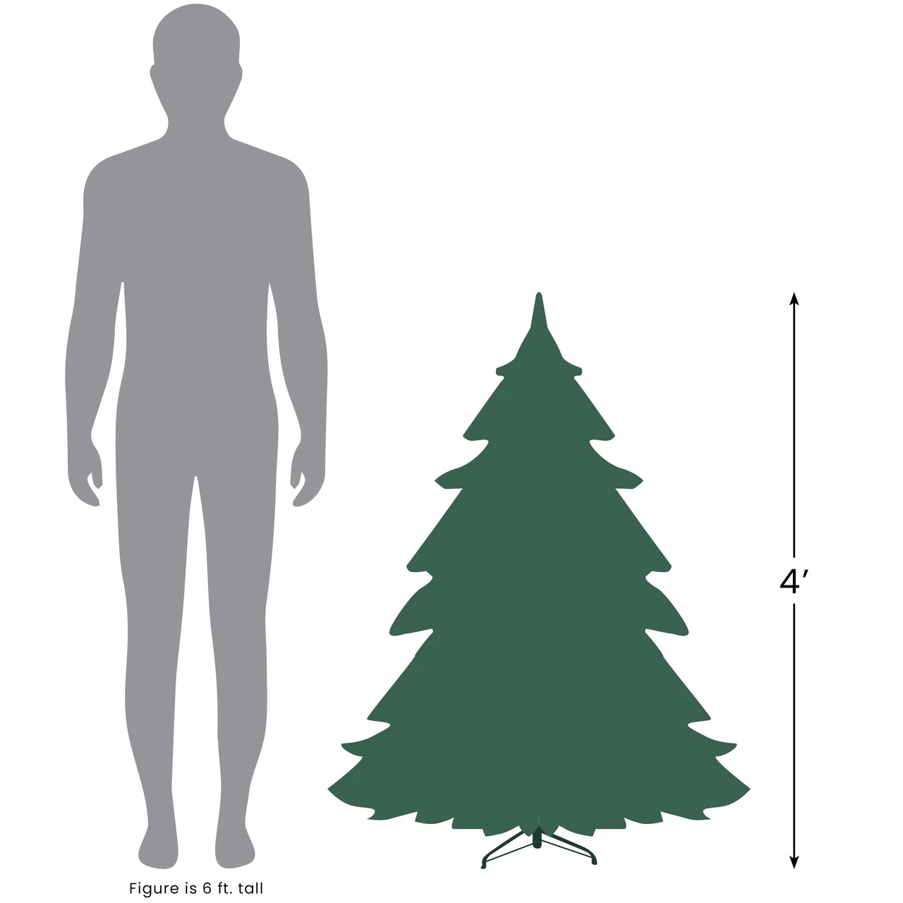 4' Pre-Lit LED Color Changing Fiber Optic Artificial Christmas Tree - Image 8