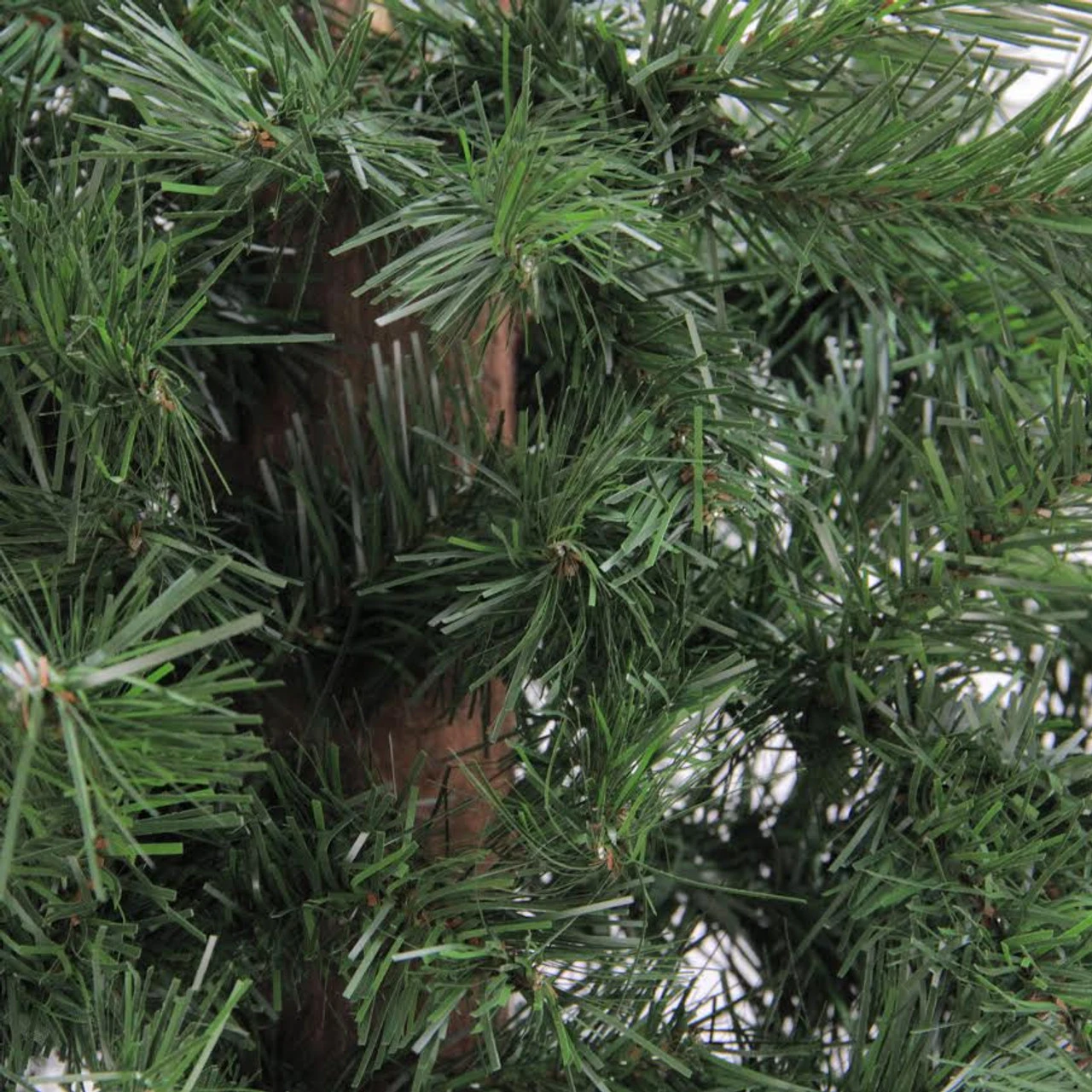 3' Slim Traditional Mixed Woodland Alpine Artificial Christmas Tree - Unlit - Image 2