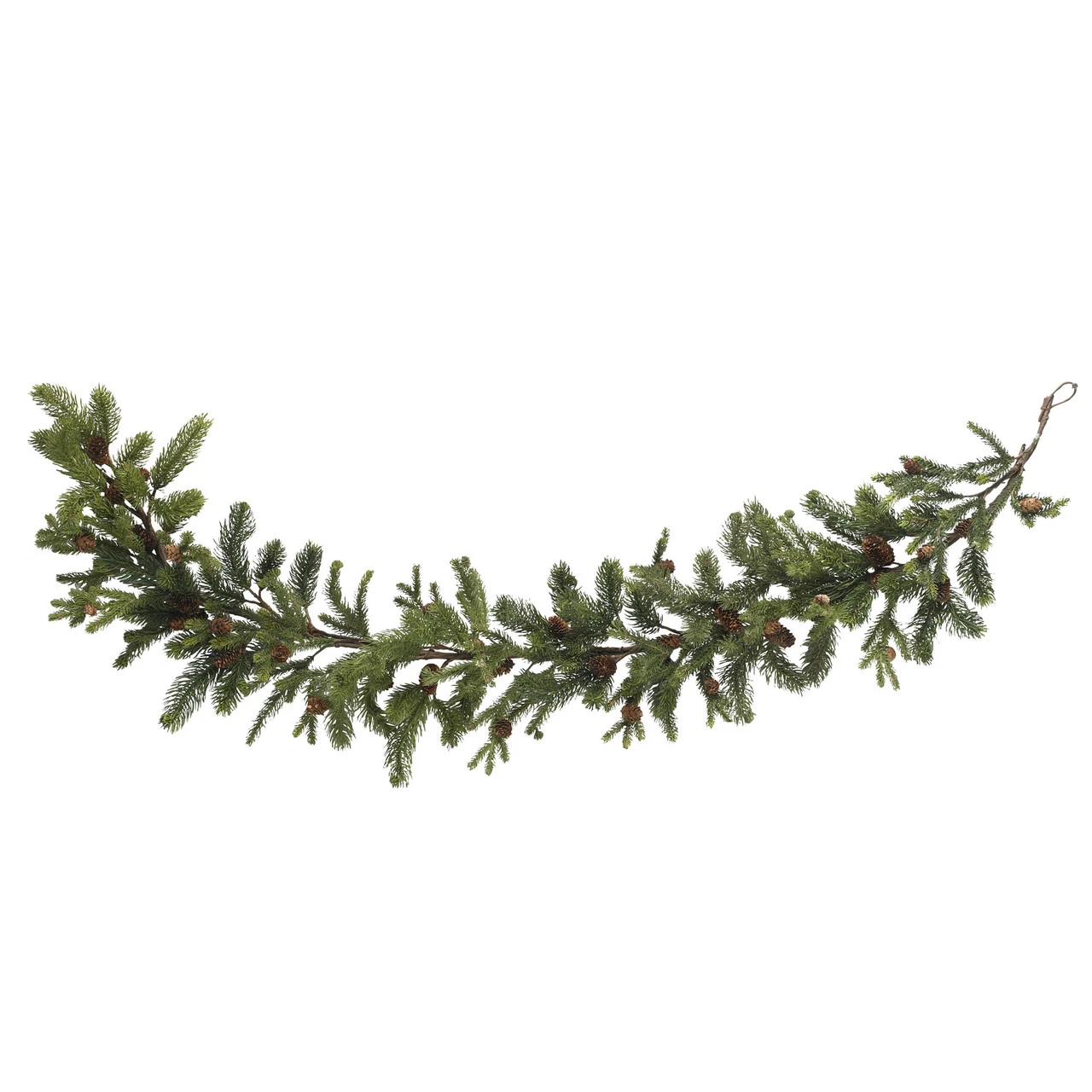 5' X 12" Pine And Pinecones Artificial Christmas Garland, Unlit
