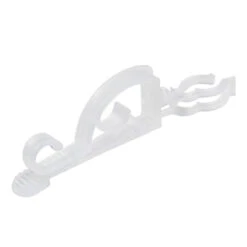 Set Of 75 Clear Max Pro Anywhere Christmas Light Clips - 4"