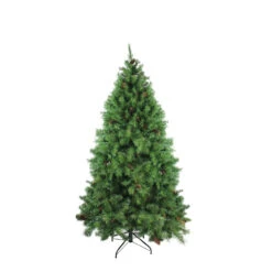 6.5' Full Dakota Red Pine With Pine Cones Artificial Christmas Tree - Unlit