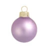4ct Soft Lavender Purple Matte Glass Christmas Ball Ornaments 4.75" (120mm)