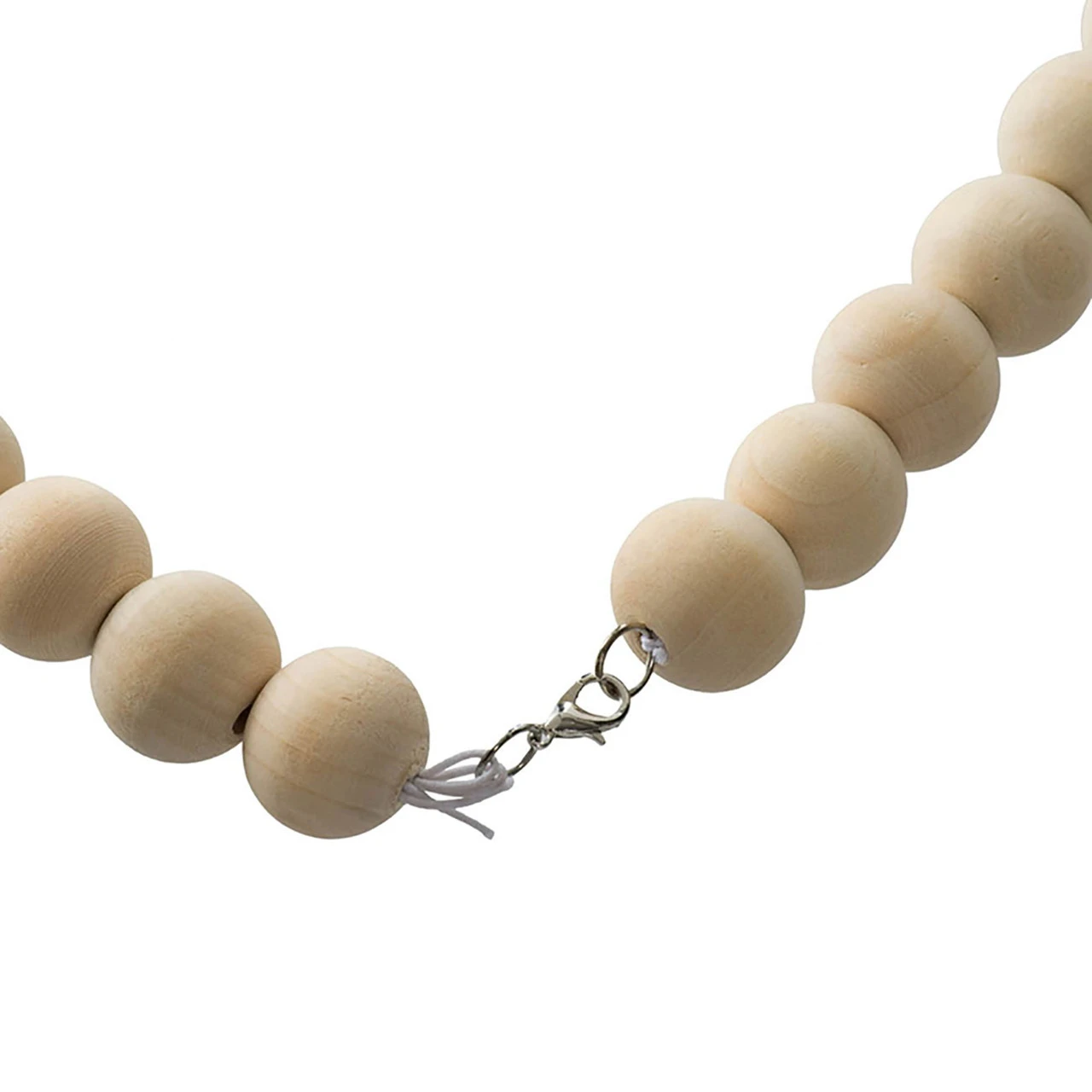 3.1' X 2" Pine Sphere Beads Artificial Garland - Unlit - Image 3