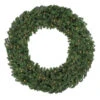 Pre-Lit Canadian Pine Commercial Christmas Wreath, 10 Ft, Clear Lights