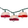 10 Count Retro Camper Novelty Summer String Lights, 6.5 Ft Green Wire