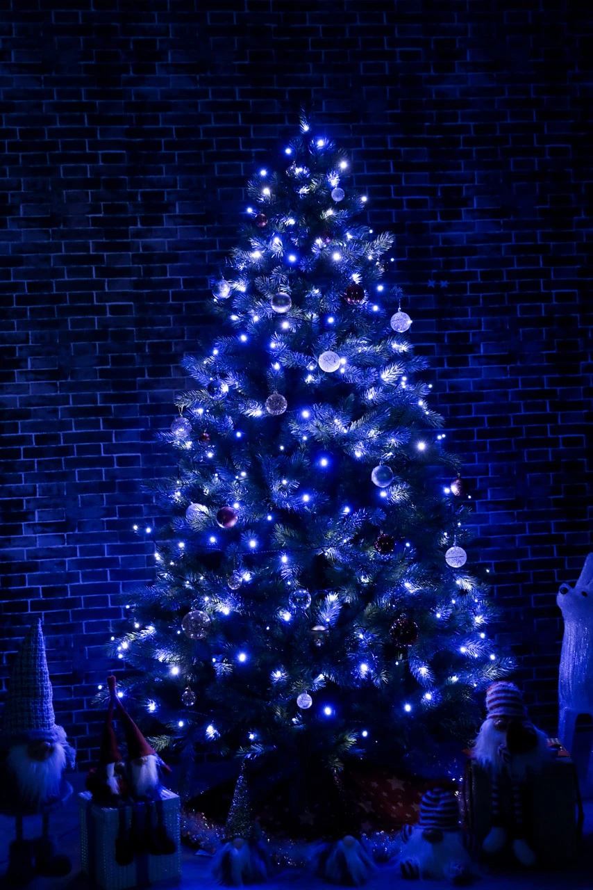 32.25' Multi-Function Timed Pattern String Lights - 100 RGB LED With Remote - Image 8