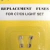 10-count Replacement Fuses For C7 Or C9 Christmas Light Strings