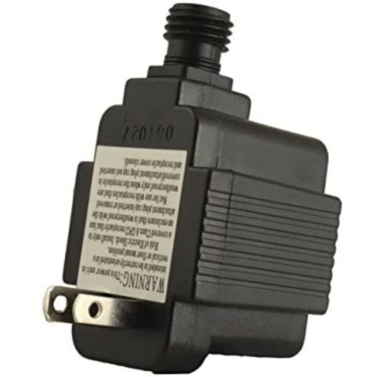 Black UL Adapter For LED Lighted Dripping Icicle Christmas Light Tube Decor - Image 2