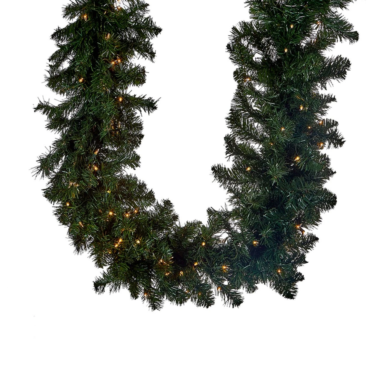 9' X 14" Pre-lit Vanderbilt Artificial Christmas Garland - Clear Lights