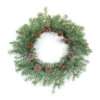 Mixed Pine And Cone Artificial Christmas Wreath, 24-Inch, Unlit