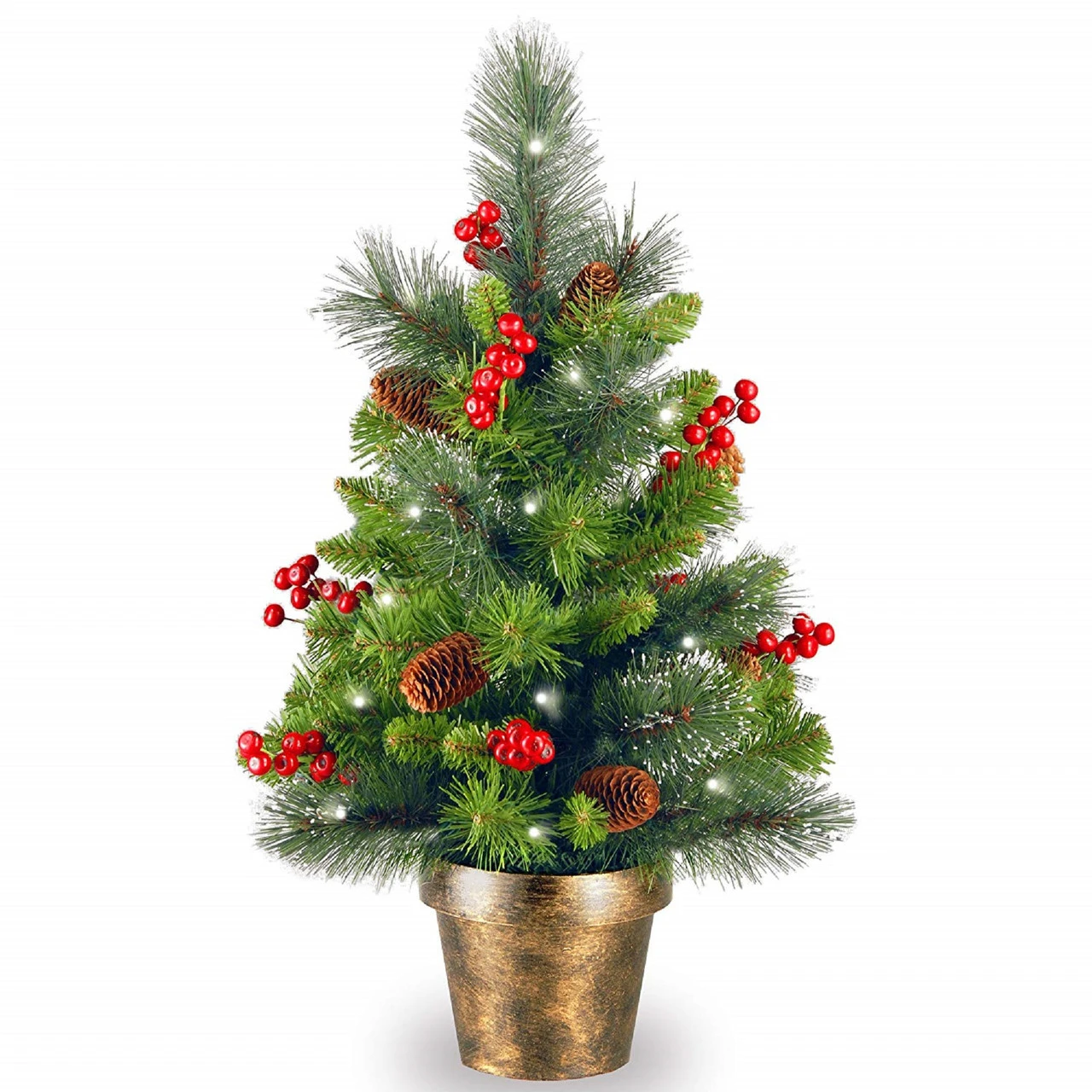 2β X 14β Pre-Lit Crestwood Spruce Medium Artificial Christmas Tree β Soft White LED Lights