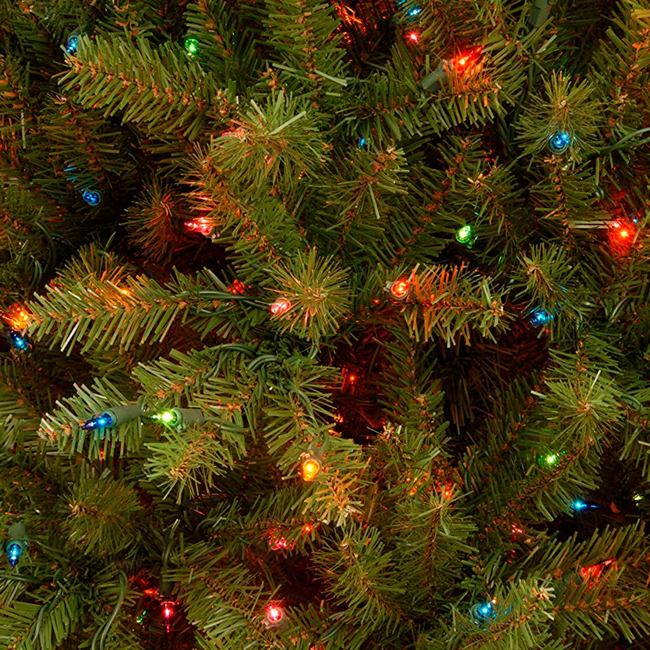 6.5’ Pre-Lit Dunhill Fir Artificial Christmas Tree - Multi-Color Lights - Image 2