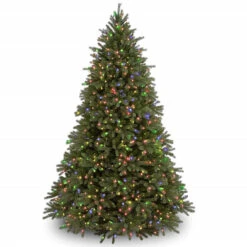 7.5’ Pre-Lit Jersey Fraser Fir Artificial Christmas Tree - Multi-Color Lights