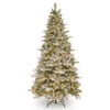 7.5’ Pre-Lit Snowy Everest Fir Artificial Christmas Tree - Clear Lights