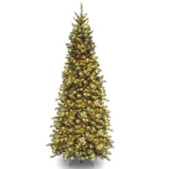 10’ Pre-Lit Tiffany Fir Artificial Christmas Tree - Clear Lights