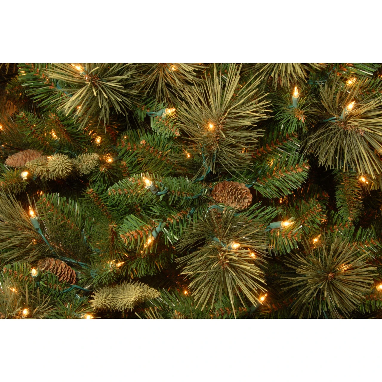 9 Ft. Carolina Pine Slim Tree With Clear Lights - Image 3