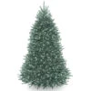6.5' Pre-Lit Dunhill Blue Fir Hinged Artificial Christmas Tree - Clear Lights