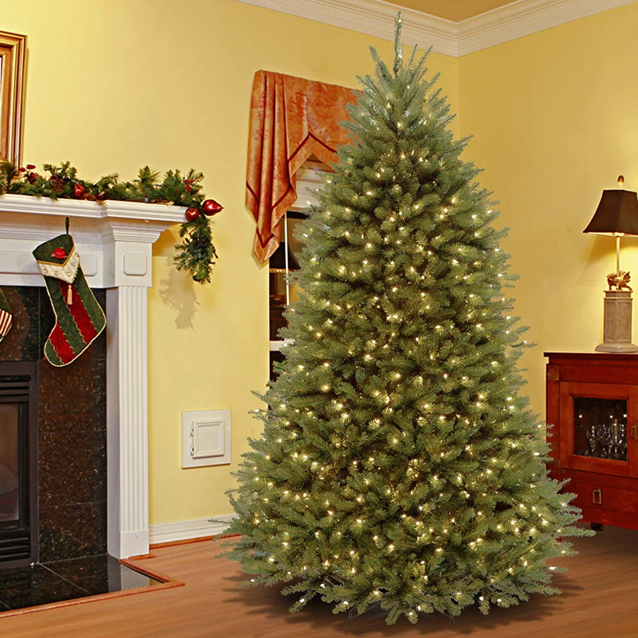 7.5’ Pre-Lit Dunhill Fir Artificial Christmas Tree – Dual Color LED Lights - Image 3