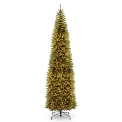 12 Ft. Kingswood(R) Fir Pencil Tree With Clear Lights