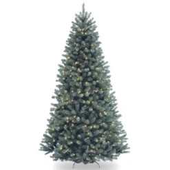 7’ Pre-Lit North Valley Spruce Artificial Christmas Tree - Clear Lights