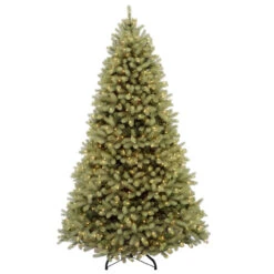 7.5’ Pre-Lit Downswept Douglas Artificial Christmas Tree – Clear Lights