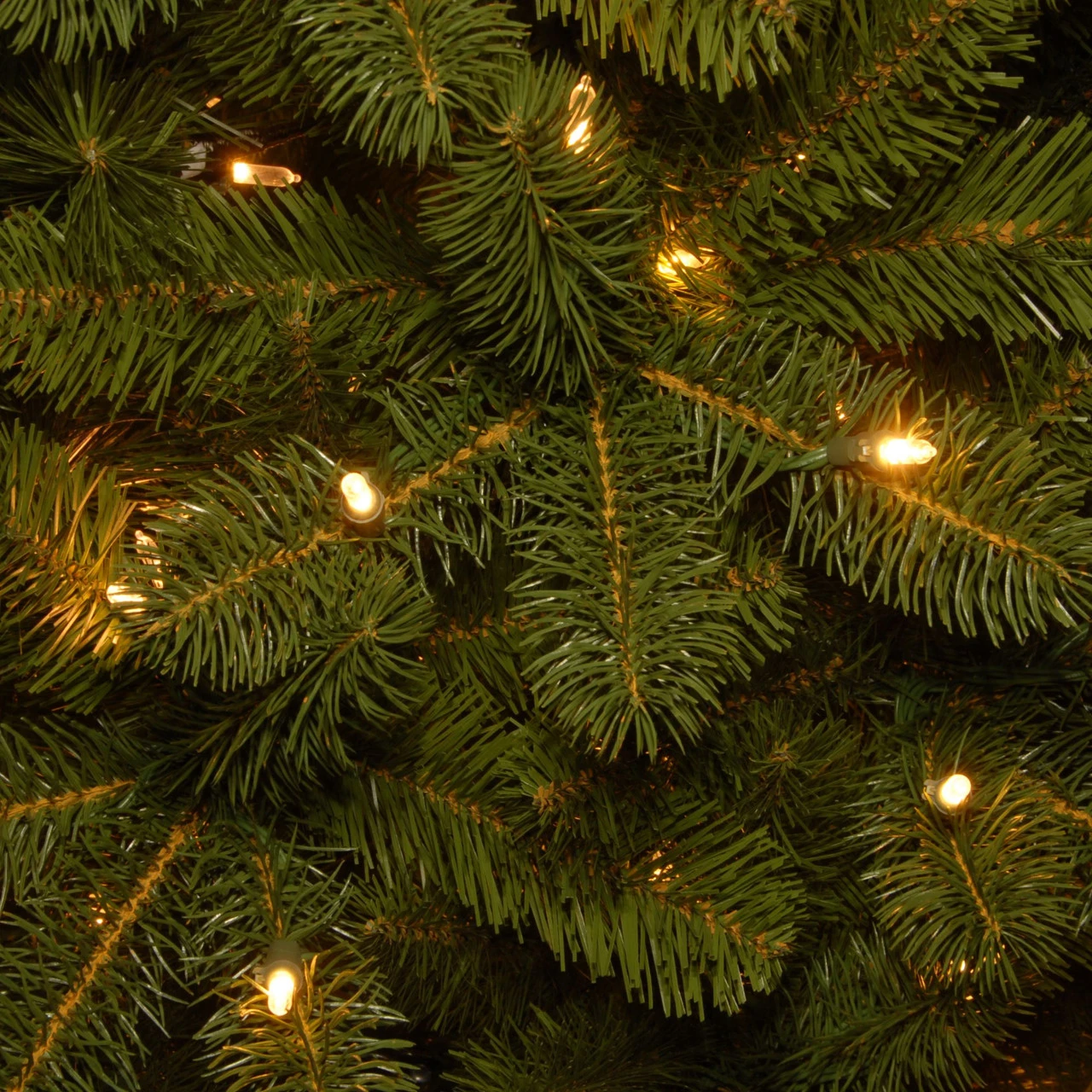 9’ Pre-Lit Downswept Douglas Slim Fir Artificial Christmas Tree - Clear Lights - Image 2