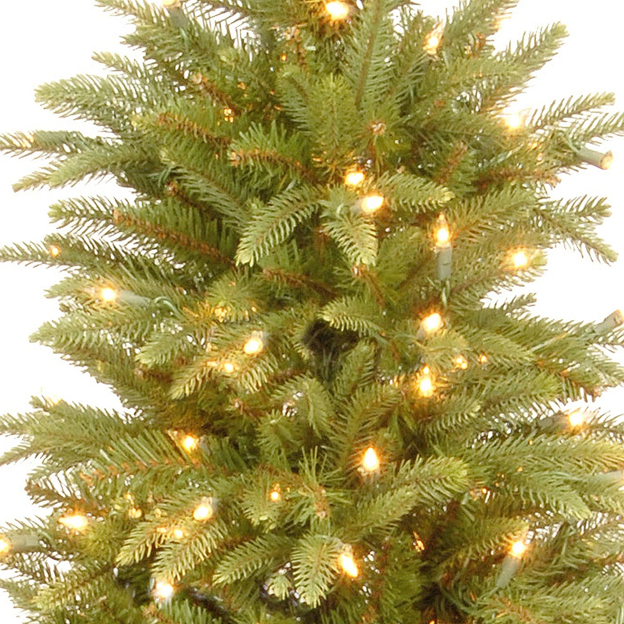 4' Pre-lit Potted Weeping Spruce Artificial Christmas Tree – Clear Lights - Image 3