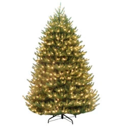 7.5' Pre-lit Canadian Balsam Fir Artificial Christmas Tree - Clear LED Lights