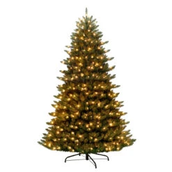 7.5' Pre-lit Cascade Pine Artificial Christmas Tree - Clear Lights