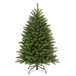 4.5’ Fraser Fir Artificial Christmas Tree With Stand, Unlit