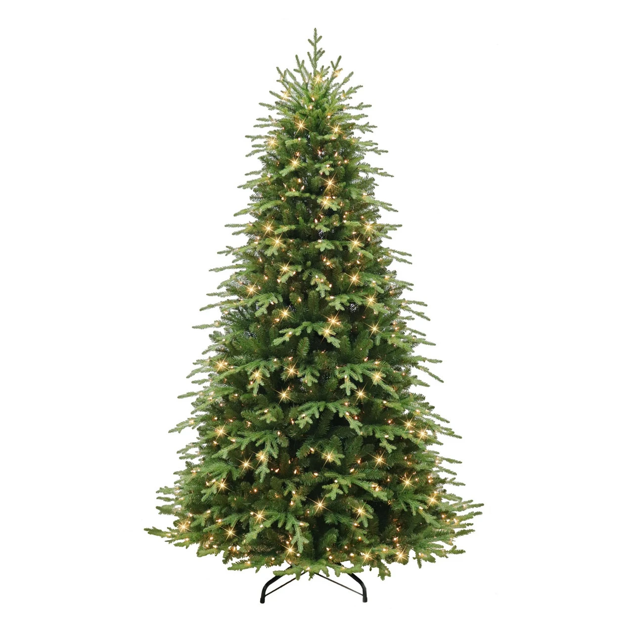 7.5' Pre-Lit Galveston Fir Artificial Christmas Tree, Clear Lights