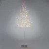 6' Pre-lit Medium Matte Artificial Christmas Tree - Warm White LED Lights
