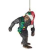 3" Bigfoot Holiday Yeti Hand Painted Ornament