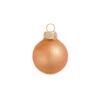 28ct Matte Mandarin Orange Glass Ball Christmas Ornament 2" (55mm)