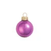 12ct Dusty Pink Shiny Glass Christmas Ball Ornaments 2.75" (70mm)