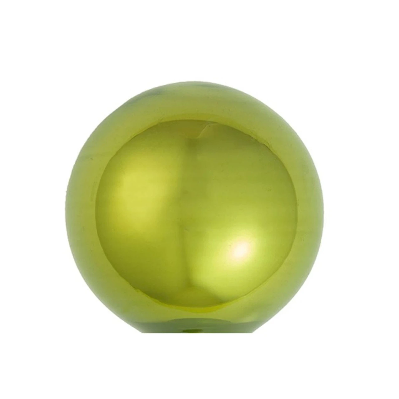 28ct Kiwi Green And Gold Shiny Glass Christmas Ball Ornaments 2" (50mm) - Image 2