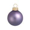 Matte Lilac Purple Glass Ball Christmas Ornament 7" (180mm)