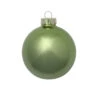 Pearl Lime Green Glass Ball Christmas Ornament 7" (180mm)