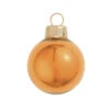 40ct Burnt Orange Pearl Glass Ball Christmas Ornaments 1.25" (30mm)