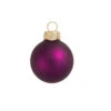 12ct Matte Pink Berry Glass Ball Christmas Ornaments 2.75" (69mm)