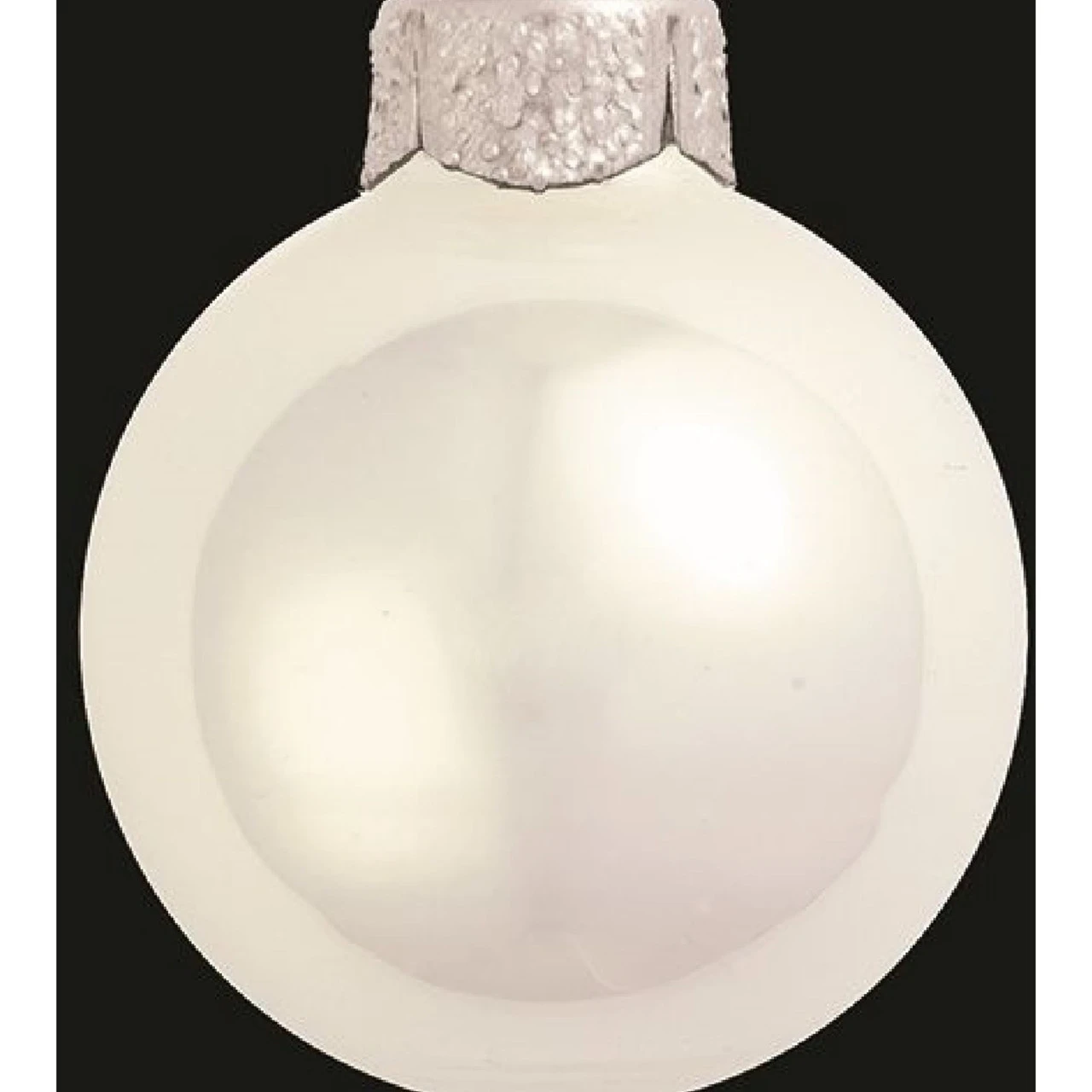 6ct Pearl White Polar Glass Ball Chistmas Ornaments 4" (100mm) - Image 2