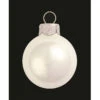 6ct Pearl White Polar Glass Ball Chistmas Ornaments 4" (100mm)