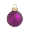 40ct Soft Pink Matte Glass Christmas Ball Ornaments 1.25" (30mm)