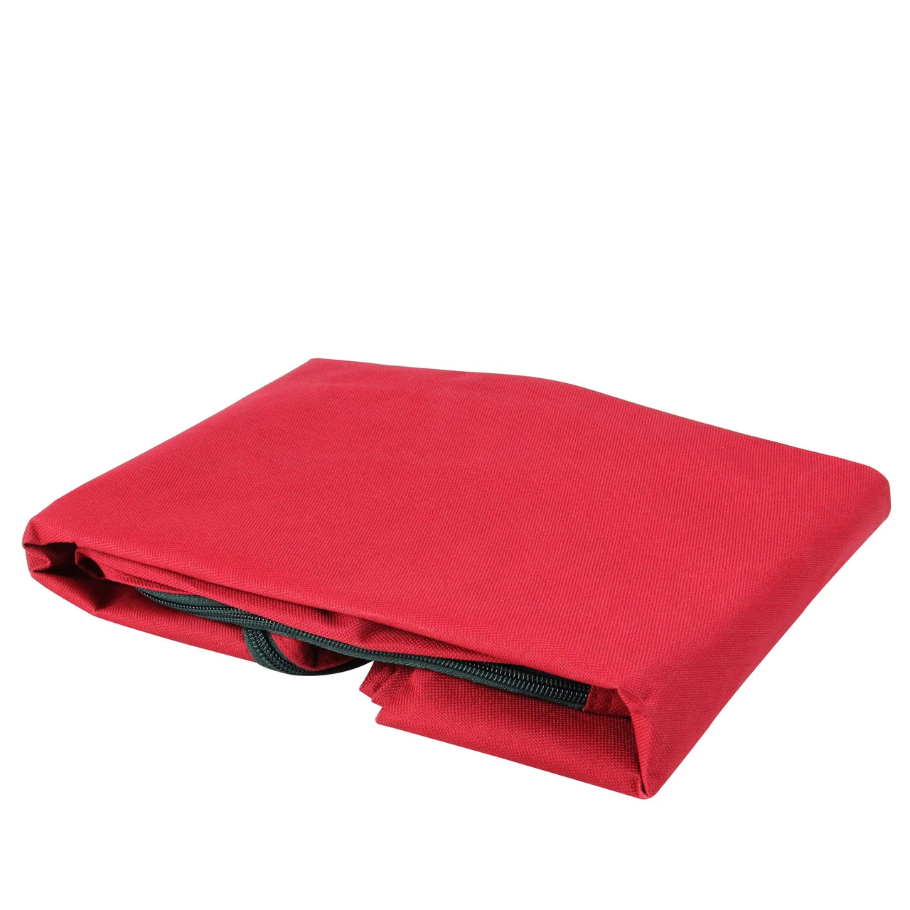 36" Red And Black Zip Up Christmas Wreath Storage Bag - Image 2