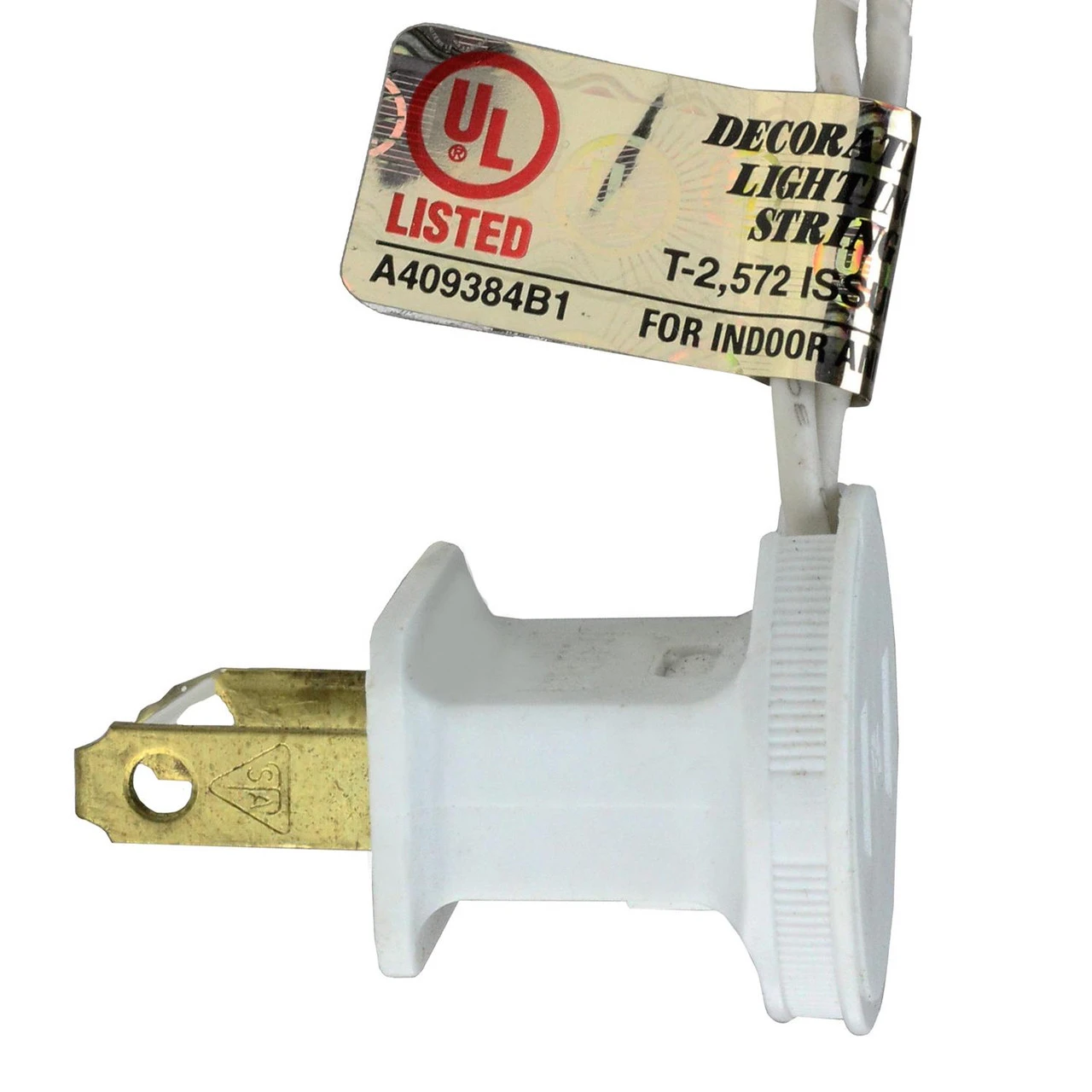 50-Count Orange Steady Mini Christmas Light Set, 9.1ft White Wire - Image 2