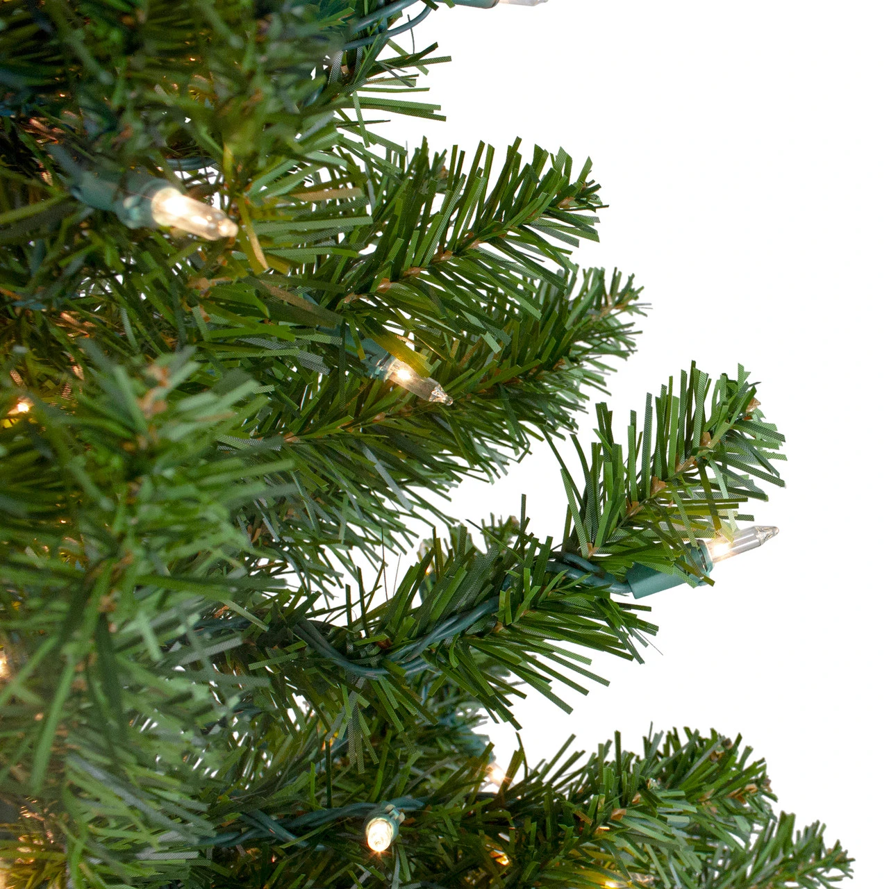 2' Pre-Lit Medium Canadian Pine Artificial Christmas Tree - Clear Lights - Image 5